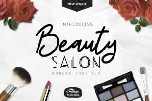 Beauty Salon: A Modern Handwritten Font for Elegant Branding
