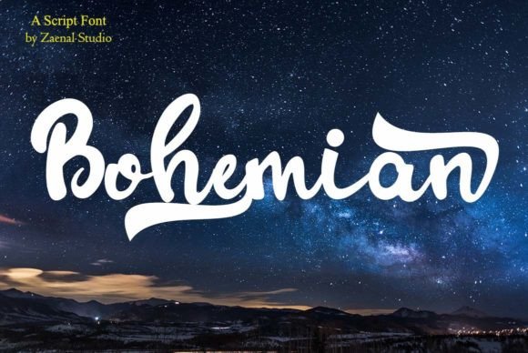 Bohemian: A Script Font That Brings Warmth and Authenticity to Your Designs