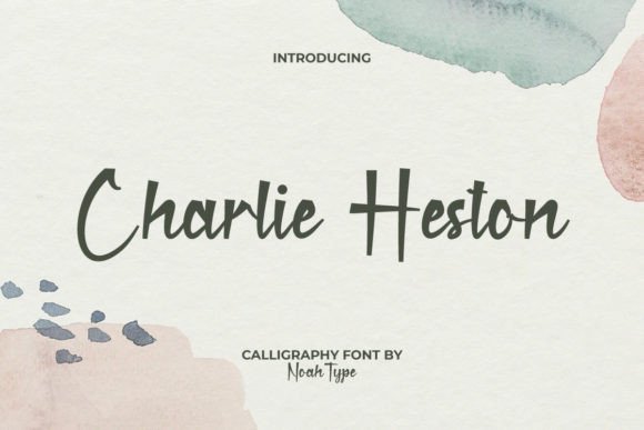 Charlie Heston: A Calligraphy Font with Energetic Personality