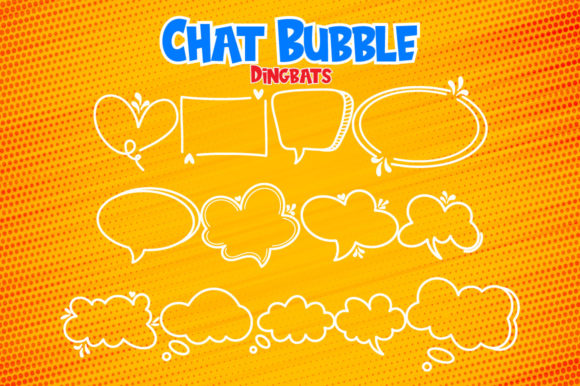Chat Bubble: A Playful Dingbats Font for Creative Projects