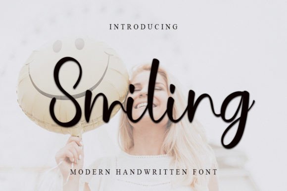 Discover the Elegance of the Smiling Handwritten Font