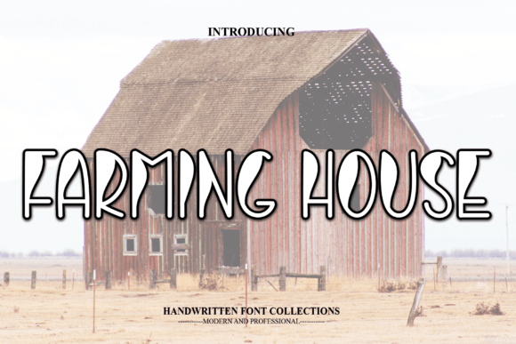 Farming House: The Handwritten Font with a Heart