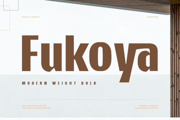 Fukoya: The Bold Sans Serif with a Confident, Modern Edge