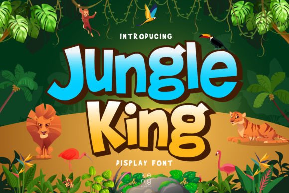Jungle King: The Bold Display Font That Commands Attention