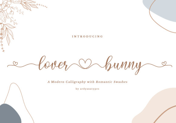 Lover Bunny: Where Timeless Elegance Meets Authentic Calligraphy