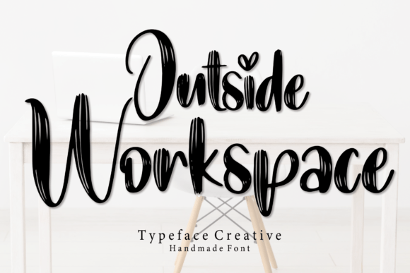 Outside Workspace: A Handwritten Font for Authentic Design