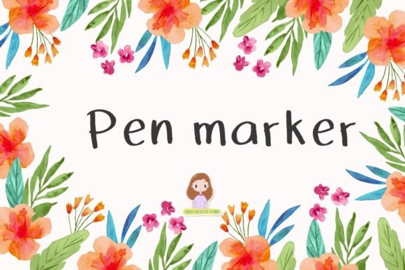 Pen Marker: A Handwritten Font for Authentic Design