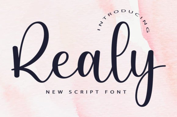 Realy: The Handwritten Font That Feels Like a Warm Hug