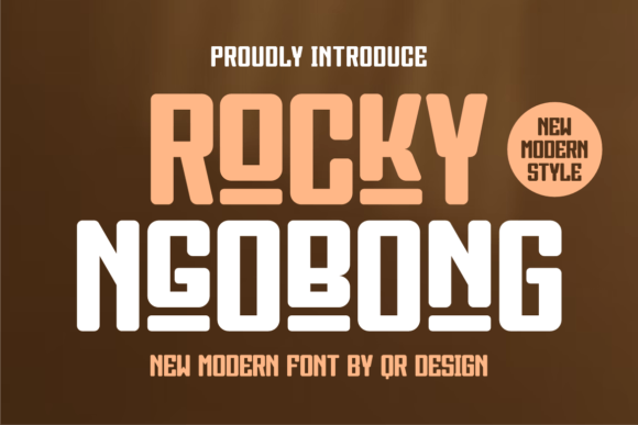 Rocky Ngobong: The Bold Display Font for Authentic Branding