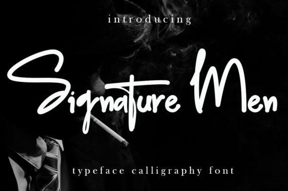 Signature Men: The Script Font That Brings Projects to Life