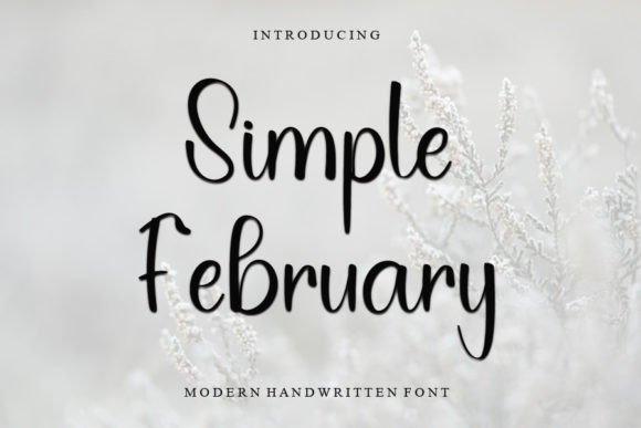 Simple February: The Handwritten Font That Feels Like a Personal Note