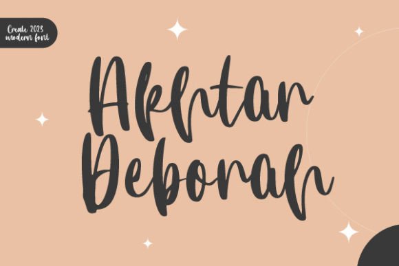 The Akhtar Deborah Font: A Guide to Its Handwritten Elegance