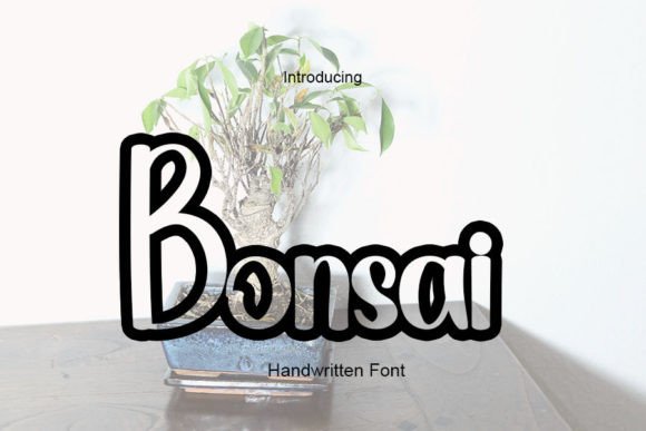 The Bonsai Font: A Handwritten Typeface for Modern Design