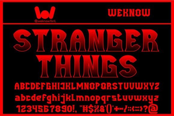 Unlocking Creative Potential with the Stranger Things Typeface